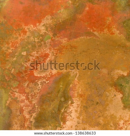 Copper plate texture, old metal background.