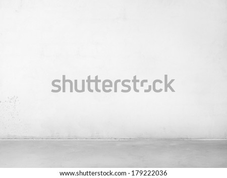 Empty concrete wall and floor.