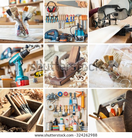 Tools for woodwork, carpentry and other crafts