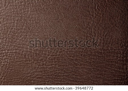 Close up brown leather picture for background