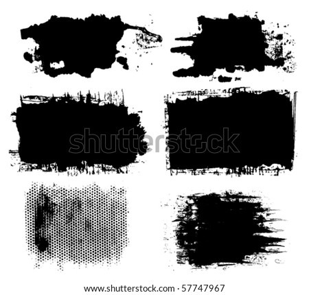 Vector Ink Brush Set - 57747967 : Shutterstock