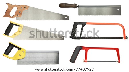 hand saw wood