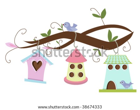 Bird Houses  Sale on For A Charming Decorative Bird House Trim Your Bird House With Plants