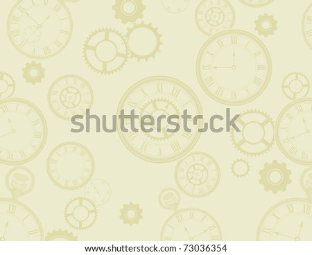 light yellow background. stock photo : Clocks ackground in light yellow-green shades