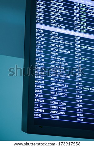 Arrival/Departure Board