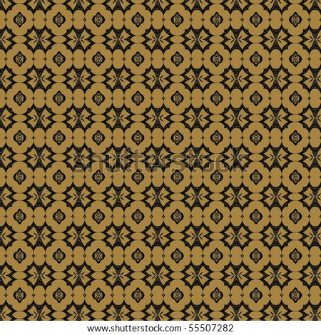 Oriental classic seamless background in brown and black