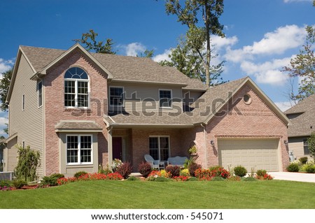 Gorgeous brick home with lots of nice masonry details.