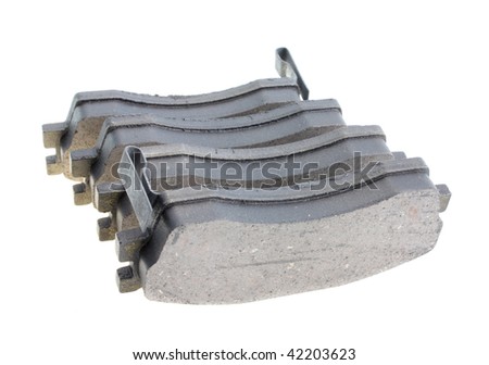 Automobile brakes on a white background, it is isolated.