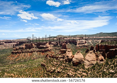 The coke ovens rock formation in Colorado National Monument
