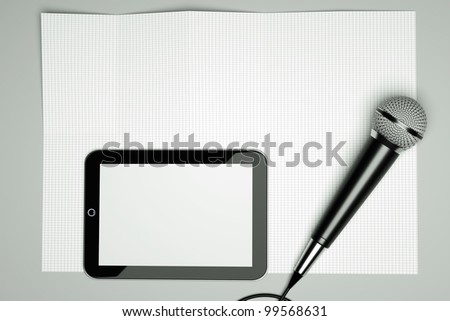 tablet of paper