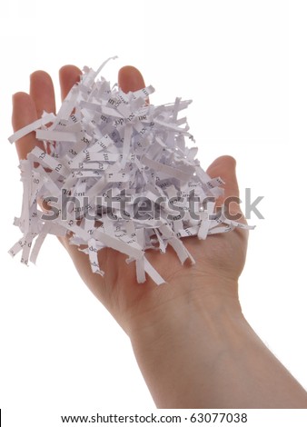 shredded hand