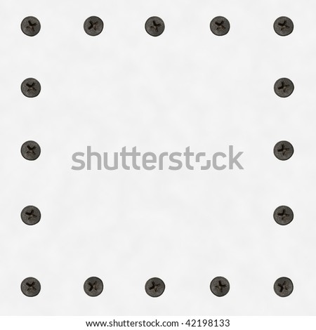 background - poster with screws