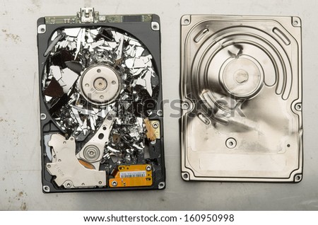 Broken hard disk