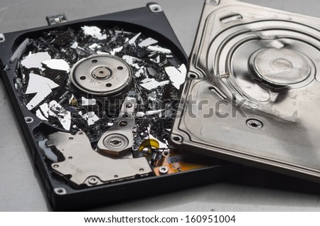 Broken hard disk
