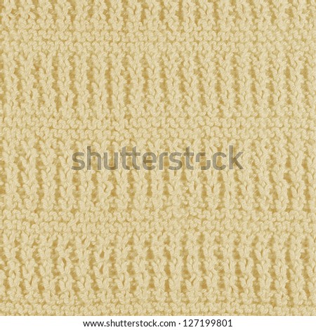 horizontal striped knitting pattern in off-white cotton, handwork,