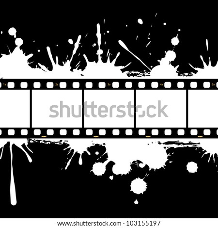 Filmstrip background frame