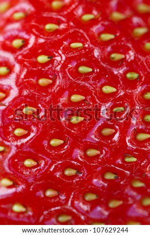 macro of strawberry texture -background