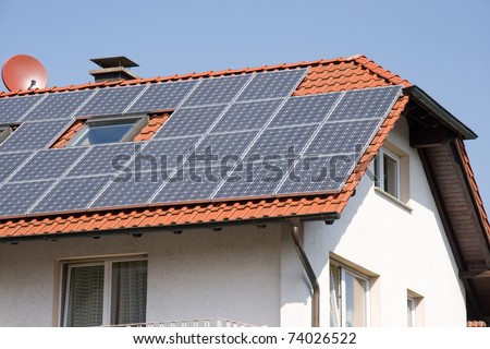 House with solar energy
