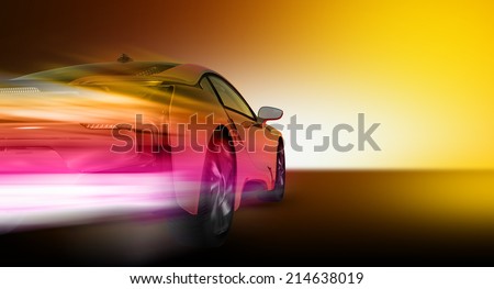 Speed car (HD Render)