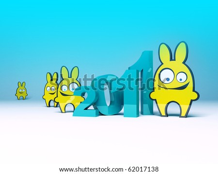 Год кролика - символ 2011