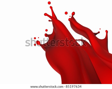 Red Splash Background