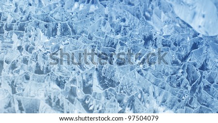 fresh cool ice  background or wallpaper for summer or winter