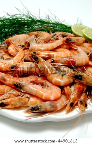 prawn shrimp lunch fish seafood dinner food