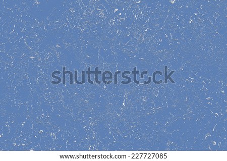 Abstract blue texture of the wall with different lines, bulges, strokes. Can be used as a texture.