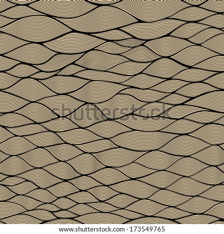 Seamless waves texture,wavy background.Copy that square to the side and you\'ll get seamlessly tiling pattern which gives the resulting image the ability to be repeated or tiled without visible seams.