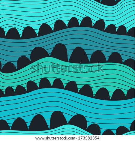 Seamless waves texture,wavy background.Copy that square to the side and you\'ll get seamlessly tiling pattern which gives the resulting image the ability to be repeated or tiled without visible seams.