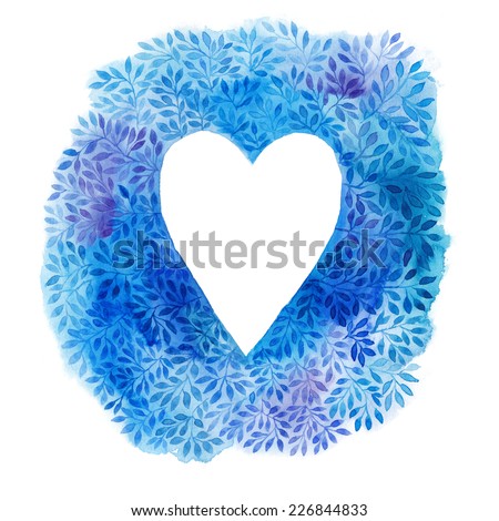 Colorful watercolor heart frame Frame with copyspace for your text Frame heart for text isolated on white background Decorative elements for cards gifts crafts Valentine's Day card Colorful watercolor heart frame Frame with copyspace for your text Frame heart for text isolated on white background Decorative elements for cards gifts crafts Valentine's Day card