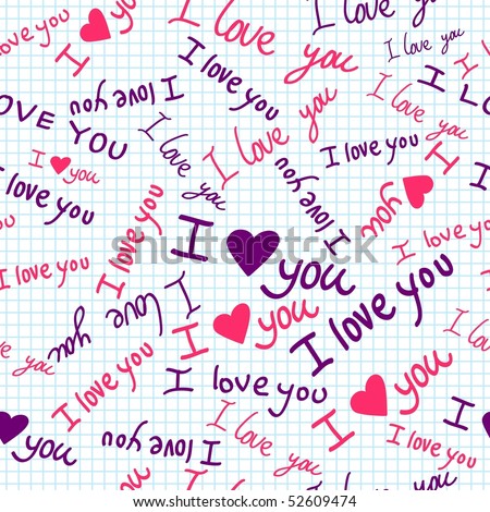 I Love You Notebook. stock photo : #39;I love you#39;