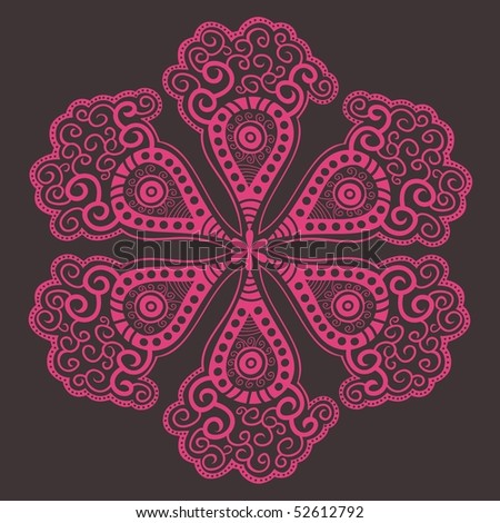 Round lace doily background for sewing, arts, crafts, scrapbooks, setting table, cake decorating, mandala. Vector version is in my portfolio.