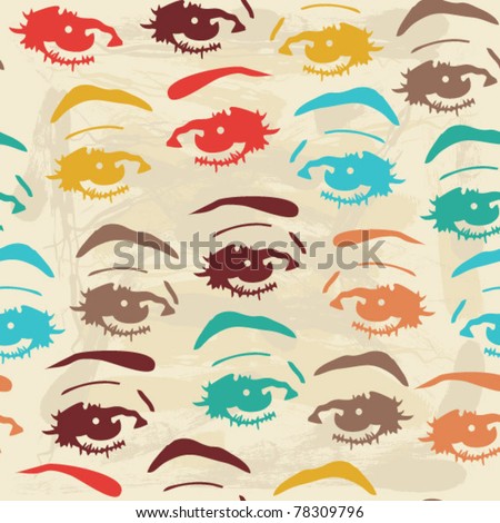 Background Of Eyes