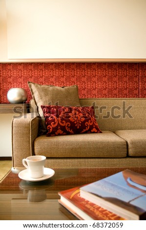 living room with beautiful interior design