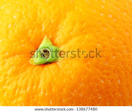 orange peel close up