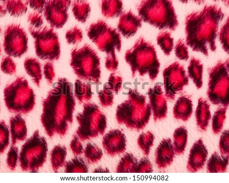 Leopard Printed in pink close up