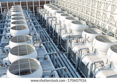 Air conditioning systems on roof top