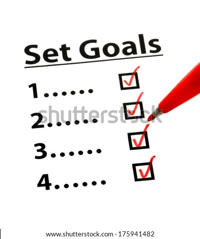 Set Goal with check box