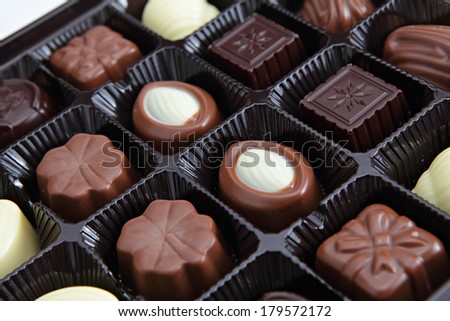 Assorted chocolate box