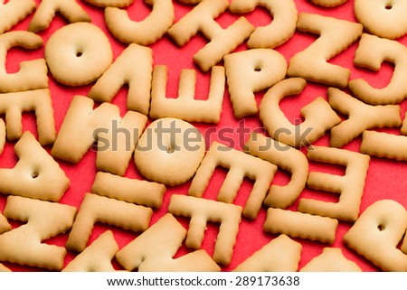 Mixed biscuit ABC