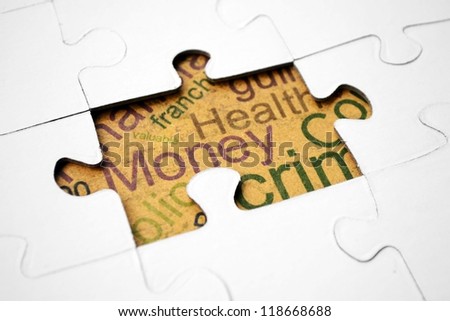 Money and health concept