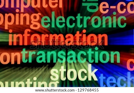 Electronic information transaction