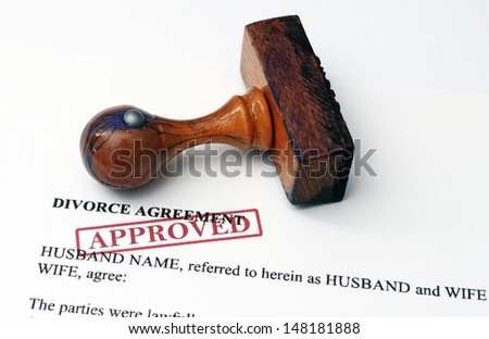 Divorce agreement - approved