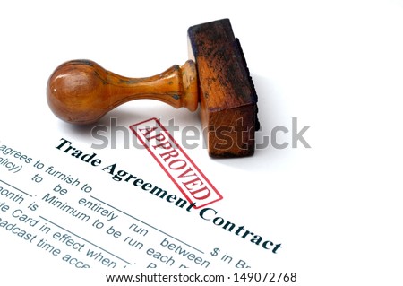 Trade agreement contract