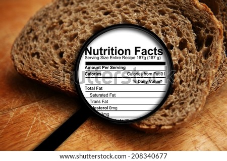 Bread nutrition facts