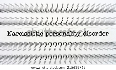 Narcissistic personality disorder