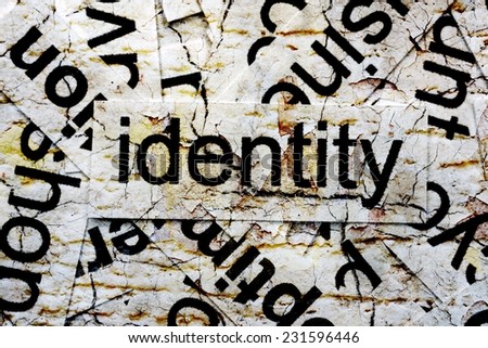 Identity concept