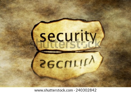 Grunge security tag