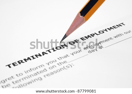 Termination of employment